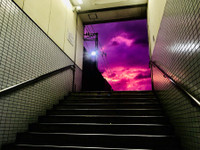 [ẢNH] Bầu trời Nhật Bản chuyển màu tím 