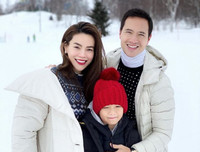 [ẢNH] Bộ ảnh đẹp như mơ của Hà Hồ - Kim Lý tại khu nghỉ dưỡng Maldives