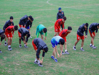 Hình ảnh U23 Việt Nam trước trận đại chiến với Thái Lan