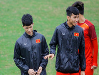 Hình ảnh U23 Việt Nam trước trận đại chiến với Thái Lan