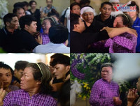 Phản cảm chen lấn, xô đẩy trong đám tang Anh Vũ chỉ để... livestream, quay clip làm Youtube