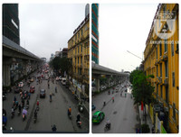 [Ảnh] Lạ trước hình ảnh so sánh Hà Nội trước và trong ngày nghỉ lễ