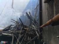 [ẢNH] Hiện trường vụ cháy Cung Văn hoá Lao động Hữu nghị Việt- Xô