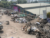 [ẢNH] Hiện trường vụ cháy Cung Văn hoá Lao động Hữu nghị Việt- Xô