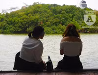 [Ảnh] Thú vị trước một Hồ Gươm vắng lặng trong ngày đầu tiên của dịp nghỉ lễ