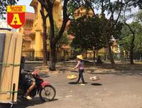 [ẢNH] Phơi mình mưu sinh dưới nắng 