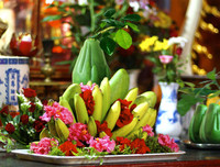 [ẢNH] Mâm ngũ quả ngày Tết 