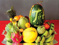 [ẢNH] Mâm ngũ quả ngày Tết 