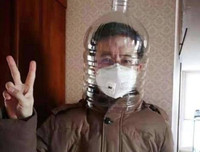 [ẢNH] Không thể nhịn cười với muôn kiểu khẩu trang tự chế siêu hài hước