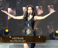 [ẢNH] Được bình chọn nhiều nhất trước thềm chung kết, Bùi Phương Nga vẫn chỉ dừng chân ở top 10 Hoa hậu Hòa bình quốc tế