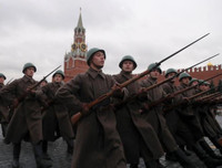 [ẢNH]: Quân đội Nga tái hiện lễ diễu binh lịch sử năm 1941 trên Quảng trường Đỏ