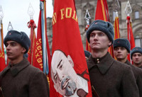 [ẢNH]: Quân đội Nga tái hiện lễ diễu binh lịch sử năm 1941 trên Quảng trường Đỏ