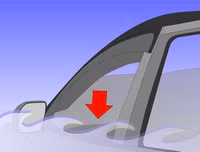 [ẢNH] Cách thoát chết trong gang tấc khi ô tô lao xuống nước