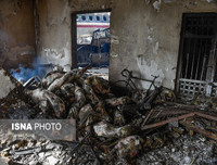 Hình ảnh thương tâm của vụ rơi máy bay Boeing 707 tại Iran