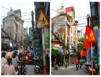 [Ảnh] Lạ trước hình ảnh so sánh Hà Nội trước và trong ngày nghỉ lễ