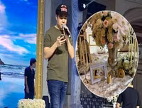 Những khoảnh khắc khó quên trong đám cưới của ca sĩ Lê Hiếu