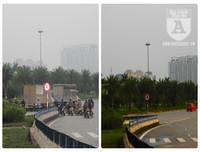 [Ảnh] Lạ trước hình ảnh so sánh Hà Nội trước và trong ngày nghỉ lễ