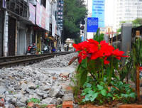 [Ảnh] Những khoảnh khắc bình dị nơi ‘xóm đường tàu’ khi bình minh lên