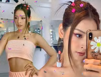 [ẢNH] Thử thách đặt son lên xương quai xanh khiến mỹ nhân Việt 
