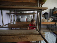 [ẢNH]: Đau lòng cuộc sống bấp bênh của các em nhỏ trong cuộc chiến ở đông bắc Syria