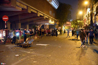 [ẢNH] Hiện trường ba vụ tai nạn giao thông liên tiếp ở Hà Nội trong đêm 22-4