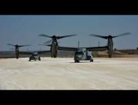 [ẢNH] Không lực Mỹ hé lộ hình ảnh MV-2 Ospre và C-130J Hercules hoạt động ở Syria