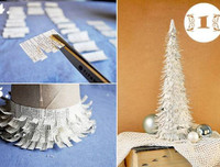 [Ảnh] Tự làm cây thông Noel cực ấn tượng từ vật liệu đơn giản (2)