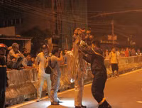 [Ảnh] Toàn cảnh hiện trường vụ cháy khủng khiếp ở bãi xe bồn chở xăng dầu - Nha Trang