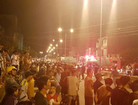 [Ảnh] Toàn cảnh hiện trường vụ cháy khủng khiếp ở bãi xe bồn chở xăng dầu - Nha Trang