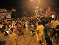 [Ảnh] Toàn cảnh hiện trường vụ cháy khủng khiếp ở bãi xe bồn chở xăng dầu - Nha Trang