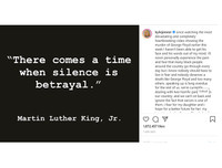 [ẢNH] Hàng loạt ngôi sao Hollywood lên tiếng sau khi người đàn ông da đen bị cảnh sát Mỹ đánh tử vong