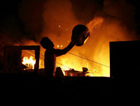 Kinh hoàng 600 ngôi nhà chìm trong biển lửa ở Brazil