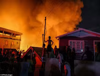 Kinh hoàng 600 ngôi nhà chìm trong biển lửa ở Brazil