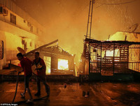 Kinh hoàng 600 ngôi nhà chìm trong biển lửa ở Brazil