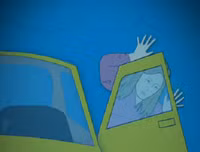 [ẢNH] Cách thoát chết trong gang tấc khi ô tô lao xuống nước