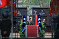 [ẢNH] Toàn cảnh Chủ tịch Triều Tiên Kim Jong-un tạm biệt Việt Nam, lên đường về nước