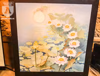 Chiêm ngưỡng những bức vẽ hoa sen độc đáo trong triển lãm mừng Đại lễ Vesak 2019