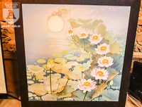 Chiêm ngưỡng những bức vẽ hoa sen độc đáo trong triển lãm mừng Đại lễ Vesak 2019