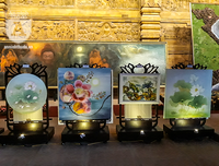 Chiêm ngưỡng những bức vẽ hoa sen độc đáo trong triển lãm mừng Đại lễ Vesak 2019