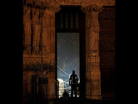 [ẢNH] Cảnh tượng đối lập bên trong nhà thờ Đức Bà Paris trước và sau vụ cháy