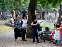 [ẢNH] Ngắm đường phố Hà Nội vắng hoe, yên ả trong ngày Giỗ tổ Hùng Vương