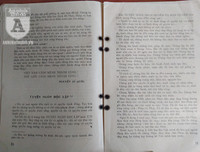 [Ảnh] Những cuốn sách vô giá tập hợp những bài viết của Hồ Chủ tịch, được xuất bản khi Người còn tại thế