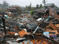 [ẢNH] Hoang tàn trong siêu bão Hagibis, Nhật Bản 