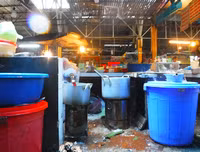 [ẢNH] Người dân tại chợ Yên Phụ đã thoát nạn trong gang tấc như thế nào?