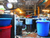 [ẢNH] Người dân tại chợ Yên Phụ đã thoát nạn trong gang tấc như thế nào?