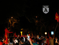 [ẢNH] Người dân Thủ đô văn minh ăn mừng sau chiến thắng Việt Nam 1-0 Malaysia