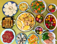 [ẢNH] Rằm tháng 7 âm lịch: Gợi ý chuẩn bị mâm cơm cúng