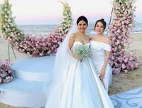 [ẢNH] Trai xinh gái đẹp showbiz hội tụ trong đám cưới 