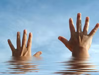 [ẢNH] Cách thoát chết trong gang tấc khi ô tô lao xuống nước