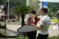 Những bóng hồng quốc tế xinh đẹp tác nghiệp thượng đỉnh Mỹ - Triều tại Hà Nội